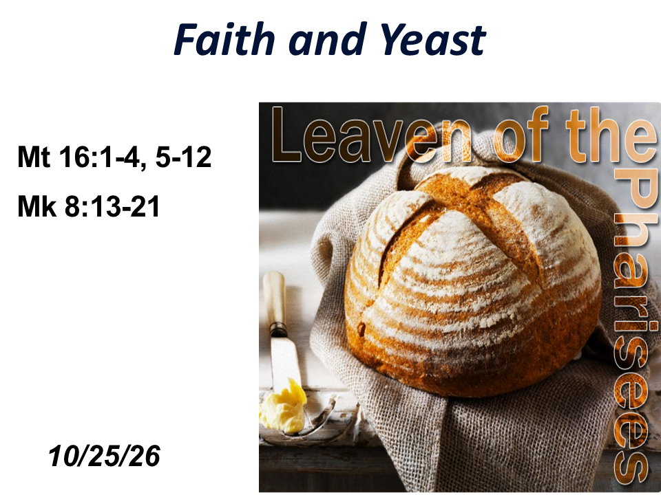 Faith and Yeast
